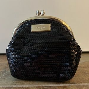 Sequin Kate Spade Little Black Purse